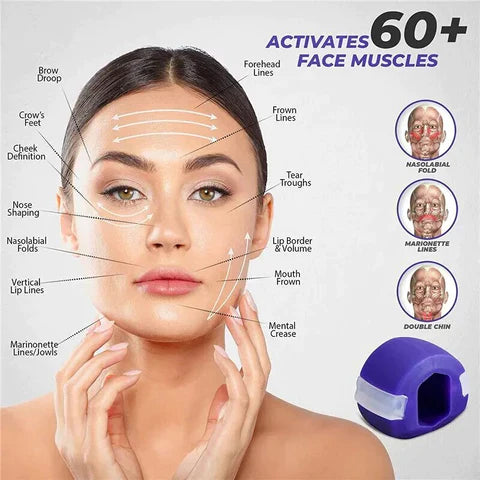 Jaw Fit 360 (Define Your Jawline)- Jaw, Face, and Neck Exerciser
